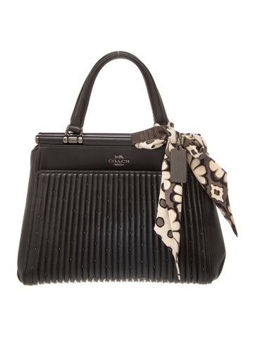 Leather Top Handle Bag