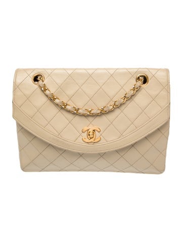 Quilted Chain Flap Bag