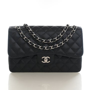 Calfskin Classic Double Flap Bag Jumbo