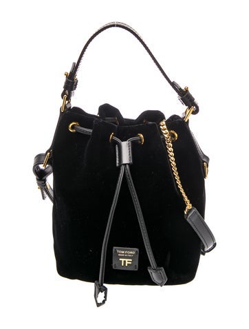 Tom Ford Velvet Bucket Bag
