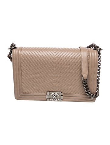 Large Chevron Boy Bag