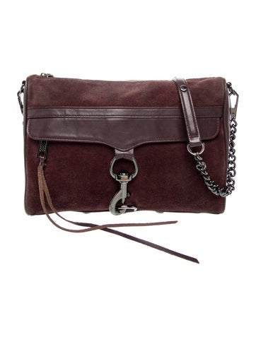 Suede Messenger Bag
