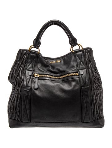 Leather Top Handle Bag