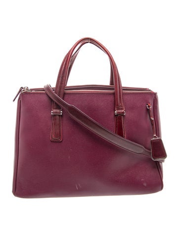 Leather Top Handle Bag