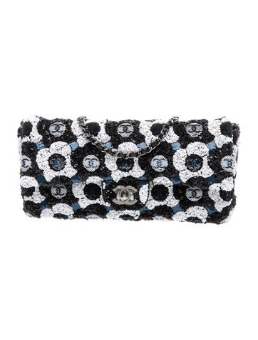 CC Sequin Flower Flap Bag w/ Tags