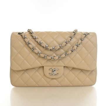 Calfskin Classic Double Flap Bag Jumbo
