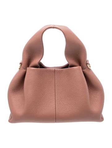 Leather Top Handle Bag