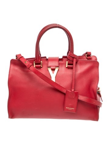 Leather Y Cabas Small