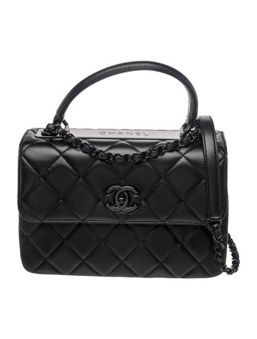 Small So Black Trendy CC Flap Bag