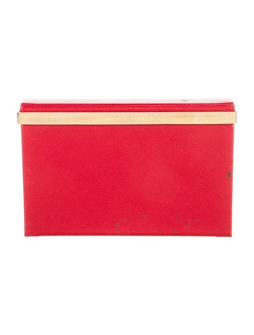 Charlotte Olympia Leather Clutch