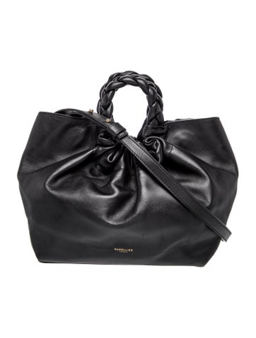Leather Top Handle Bag