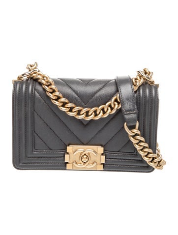 Small Chevron Boy Bag
