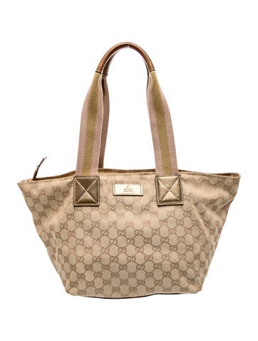 GG Canvas Top Handle Bag