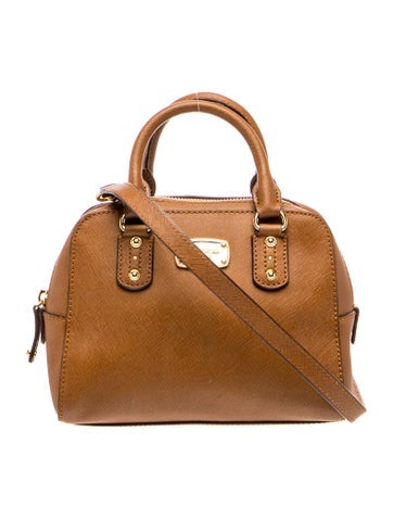 Saffiano Leather Top Handle Bag