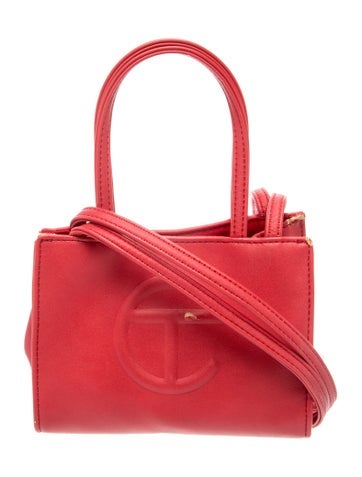 Telfar Leather Top Handle Bag