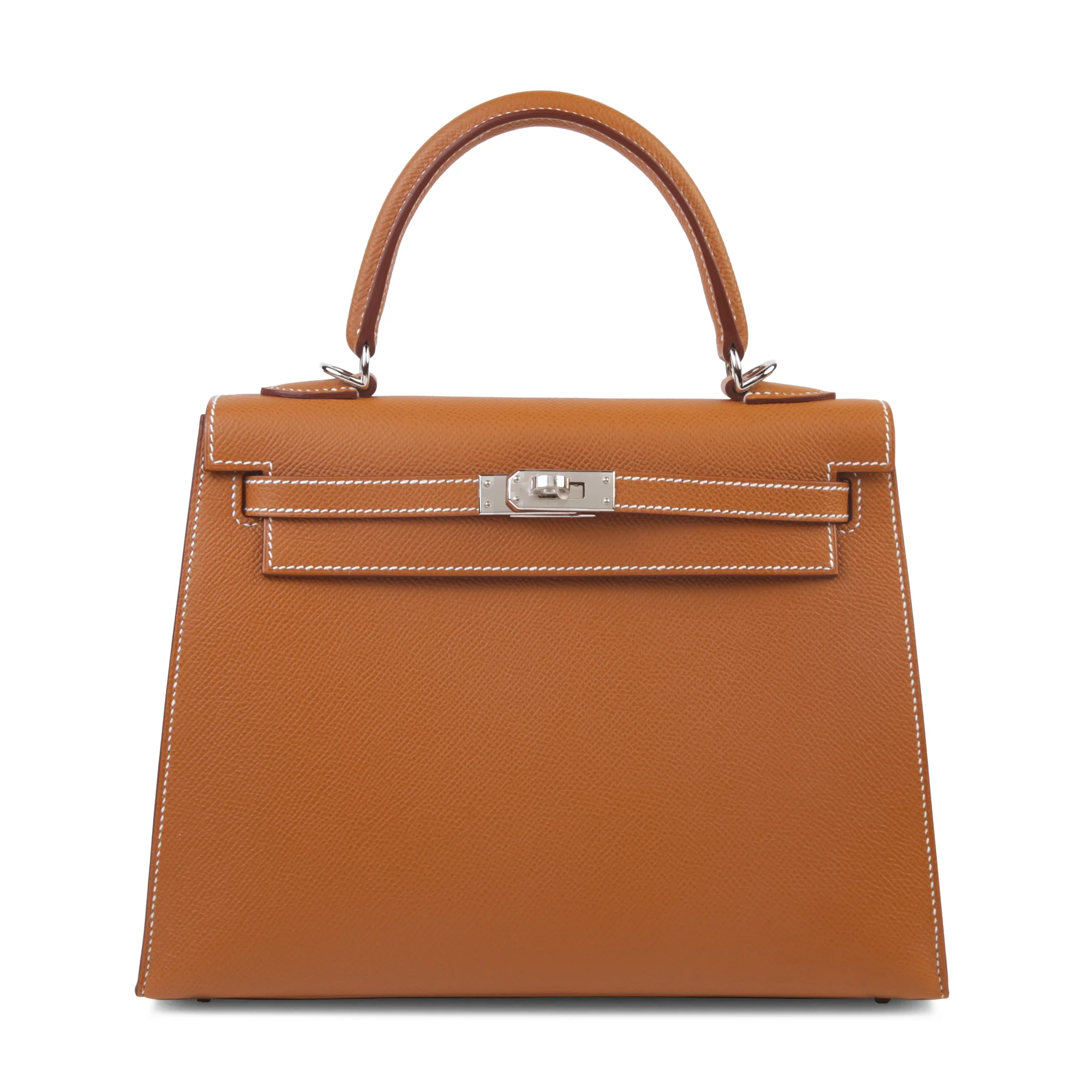 Brand New ( Rank N ) HERMÈS Kelly 25 Sellier Gold (37) Epsom Palladium hardware G (2026)