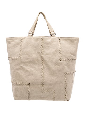 Intrecciato Canvas Tote