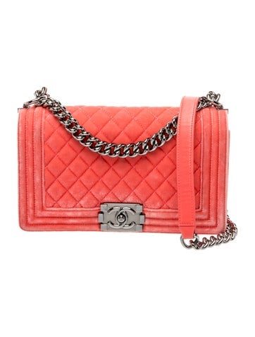 Medium Velvet Boy Bag