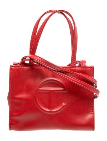 Telfar Vegan Leather Telar Mini Leather Handle Bag