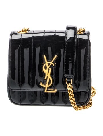 Quilted Vicky Chain Bag Small