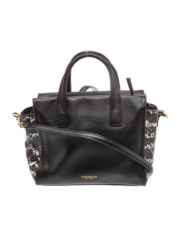 Leather Top Handle Bag