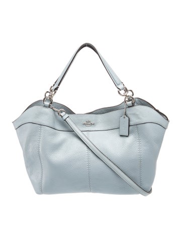 Leather Top Handle Bag Small