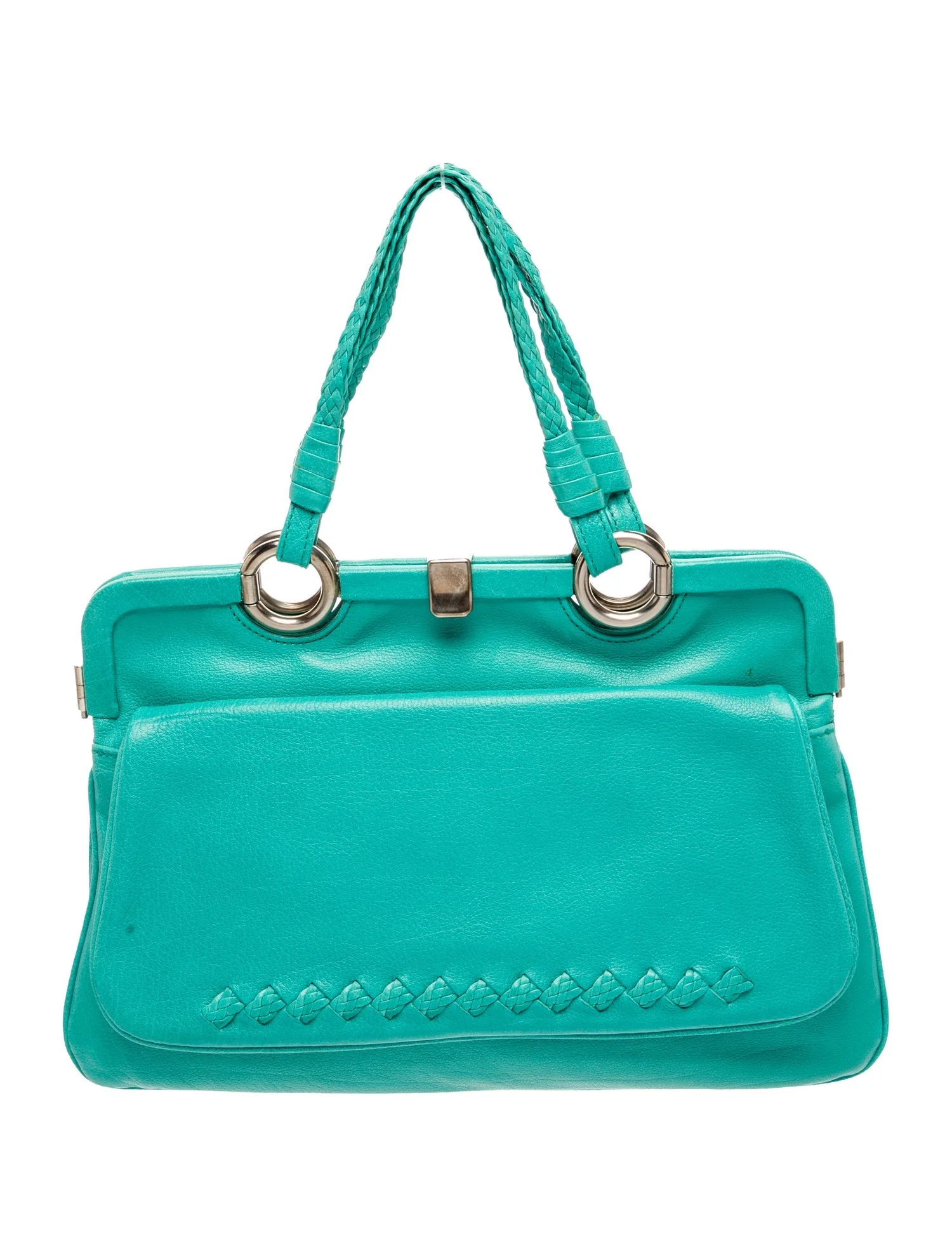 Leather Top Handle Bag