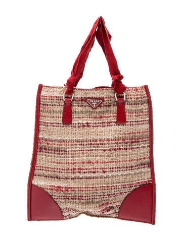 Enameled Metal Triangle Top Handle Bag