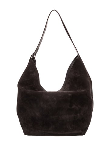 Suede Belted Tote