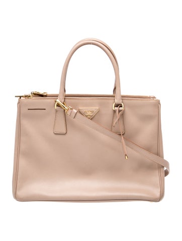 Saffiano Leather Galleria Double Zip Large