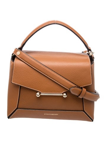 Strathberry Leather Top Handle Bag