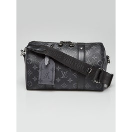 Louis Vuitton Monogram Eclipse Reverse Canvas City Keepall Bag