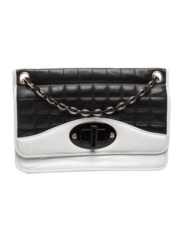 Square Quilt Mademoiselle Flap Bag