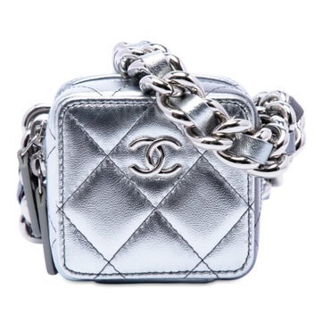 Metallic Lambskin Coco Punk Cube Bag