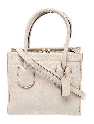 Leather Cashin Carry Tote 22