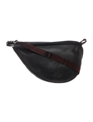 Leather 'Banana' Bag Small