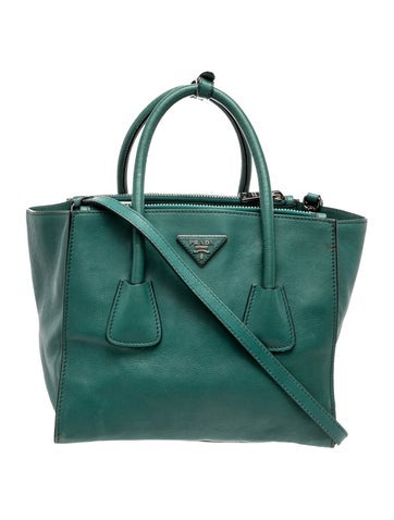 Enameled Metal Triangle Top Handle Bag